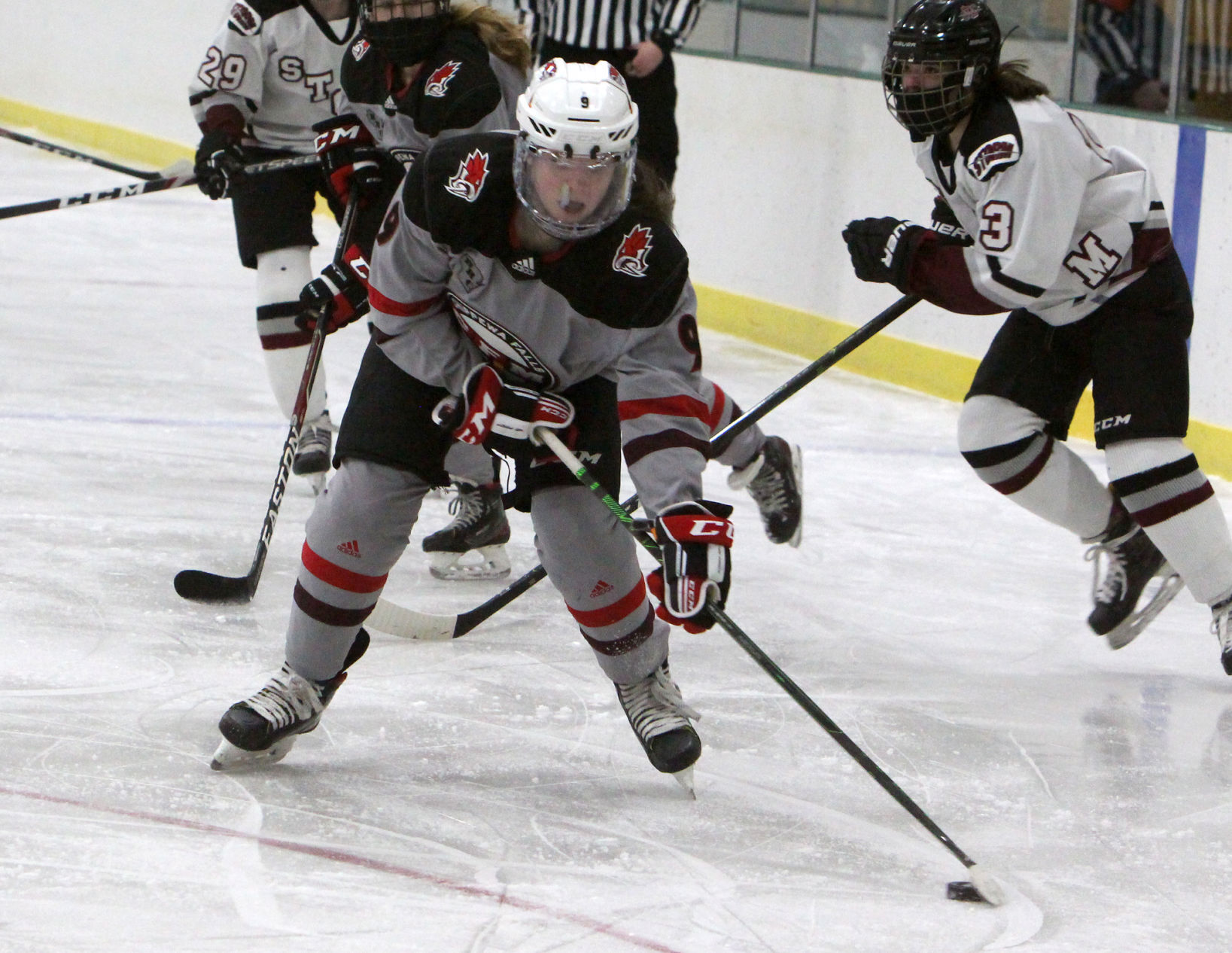Prep girls hockey state semifinals: Chippewa Falls/Menomonie at Central Wisconsin 2-17-21